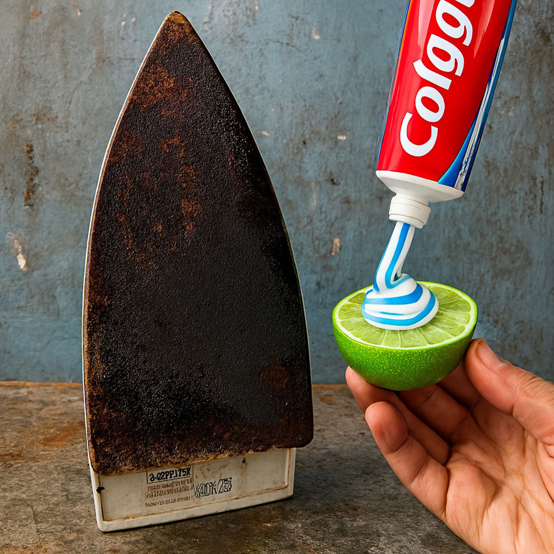 Personne ne comprend pourquoi cette astuce au citron et au dentifrice rend le fer à repasser comme neuf