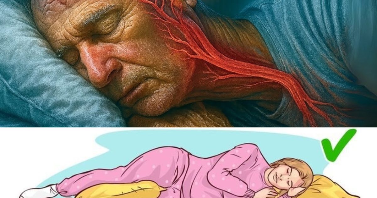 Personnes âgées : cette position de sommeil augmente le risque d’AVC
