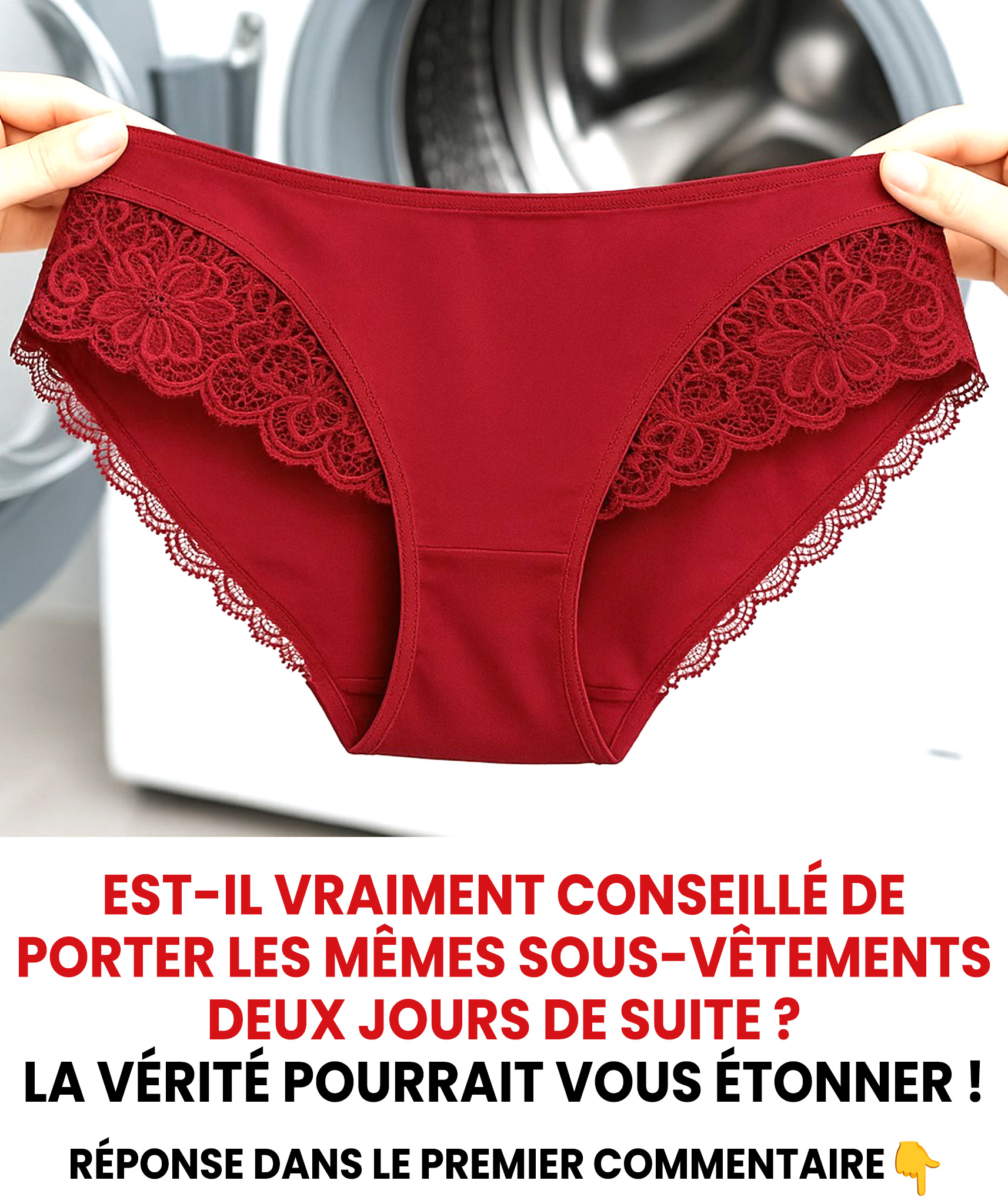 Peut-on vraiment porter le même sous-vêtement deux jours de suite ?