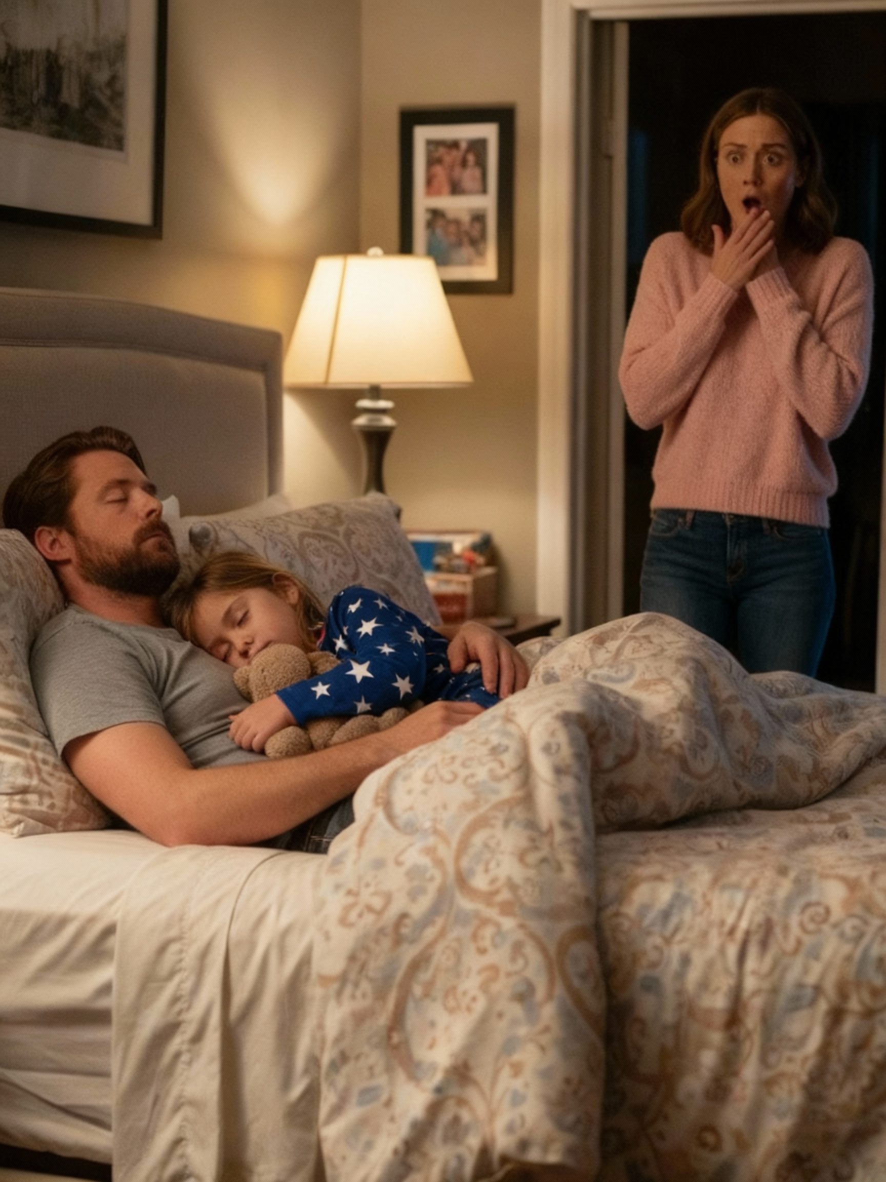 À 2 heures du matin, une mère consulte la caméra de sa fille de huit ans et découvre pourquoi son lit est « trop petit » — la vérité la fait pleurer