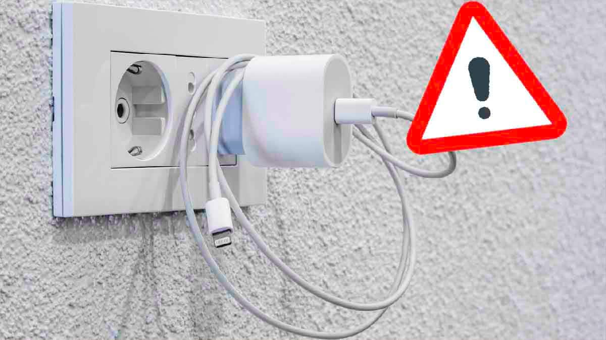 Chargeur branché correctement