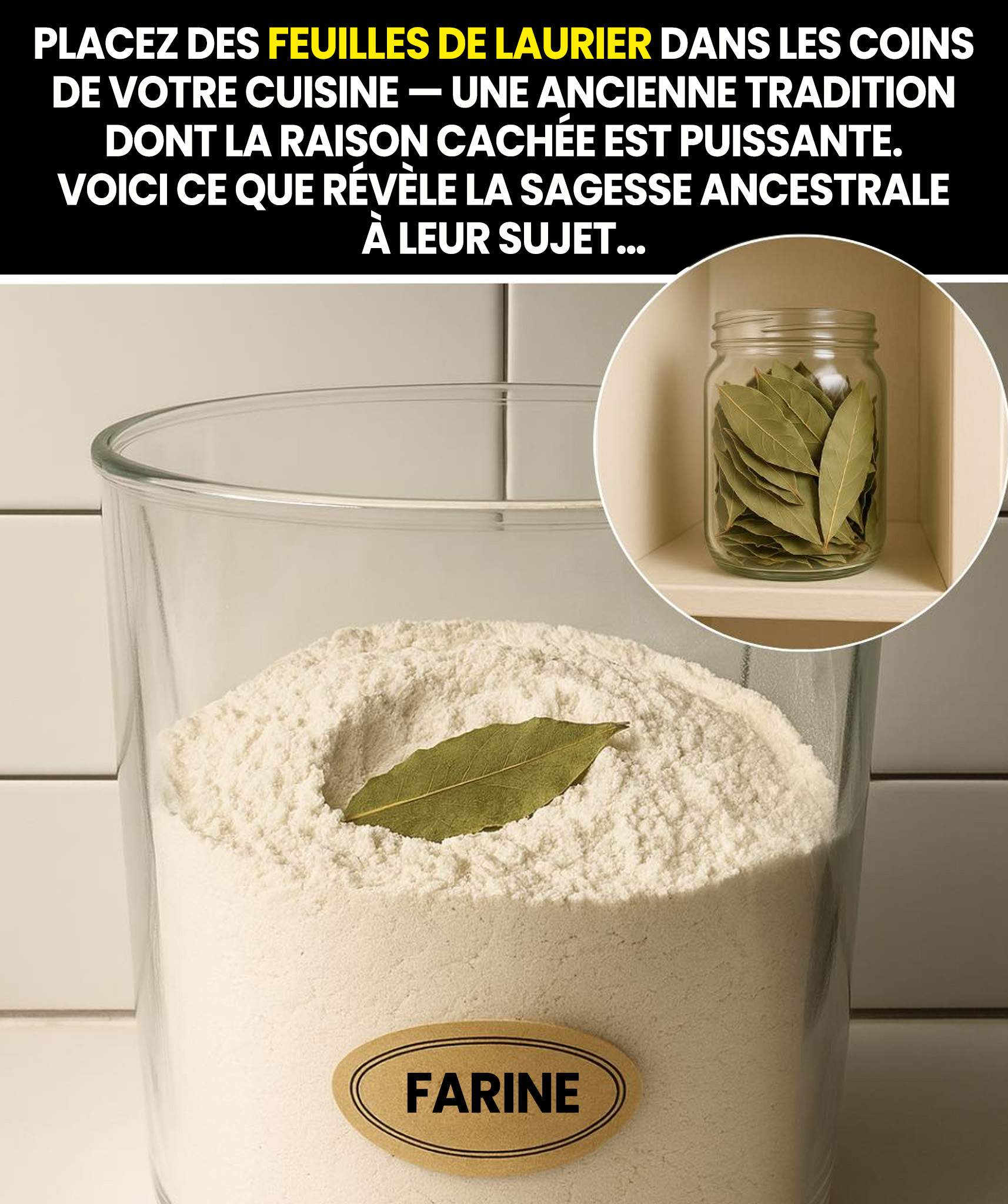 Placez des feuilles de laurier dans les coins de votre cuisine — et voyez ce qu’il se passe