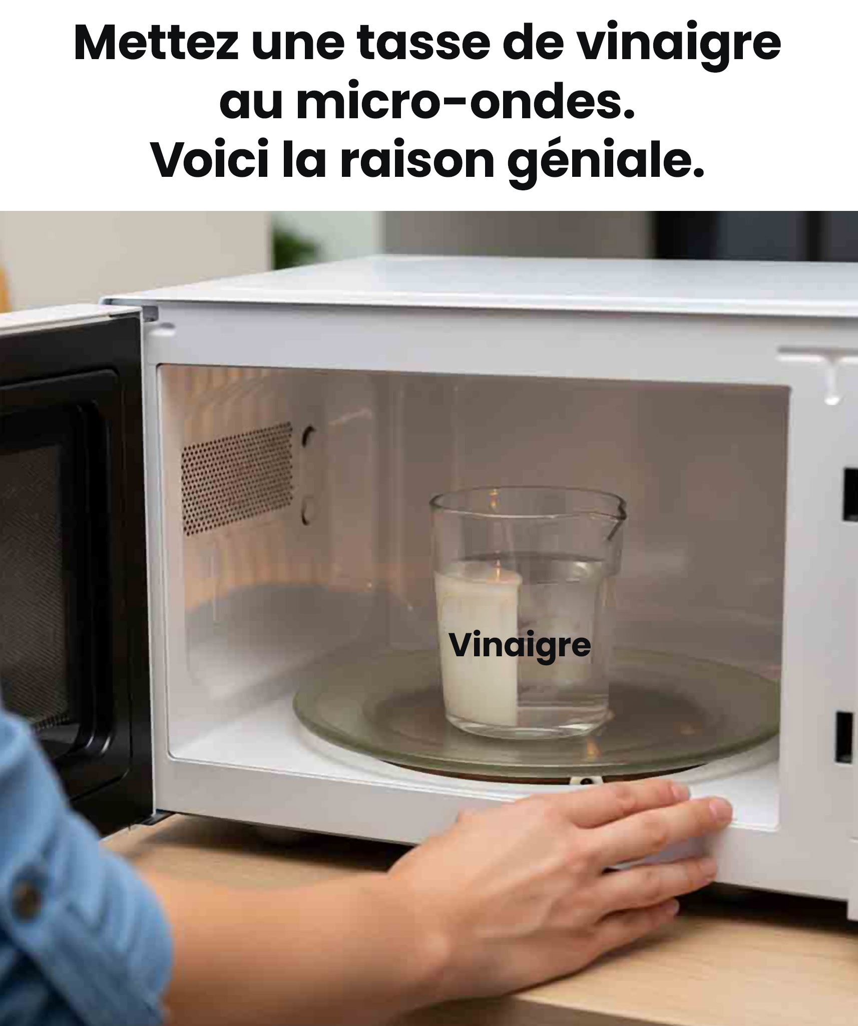 Placez une tasse de vinaigre dans votre micro-ondes : l’astuce géniale que vous auriez aimé connaître plus tôt