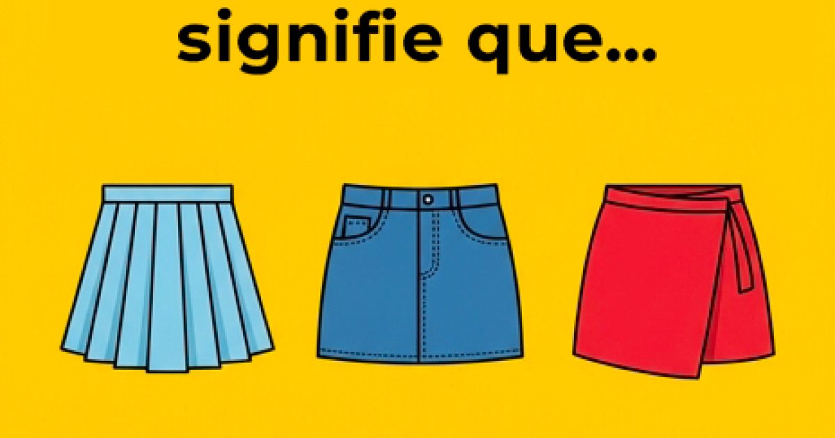 Porter une jupe courte après 50 ans signifie que…