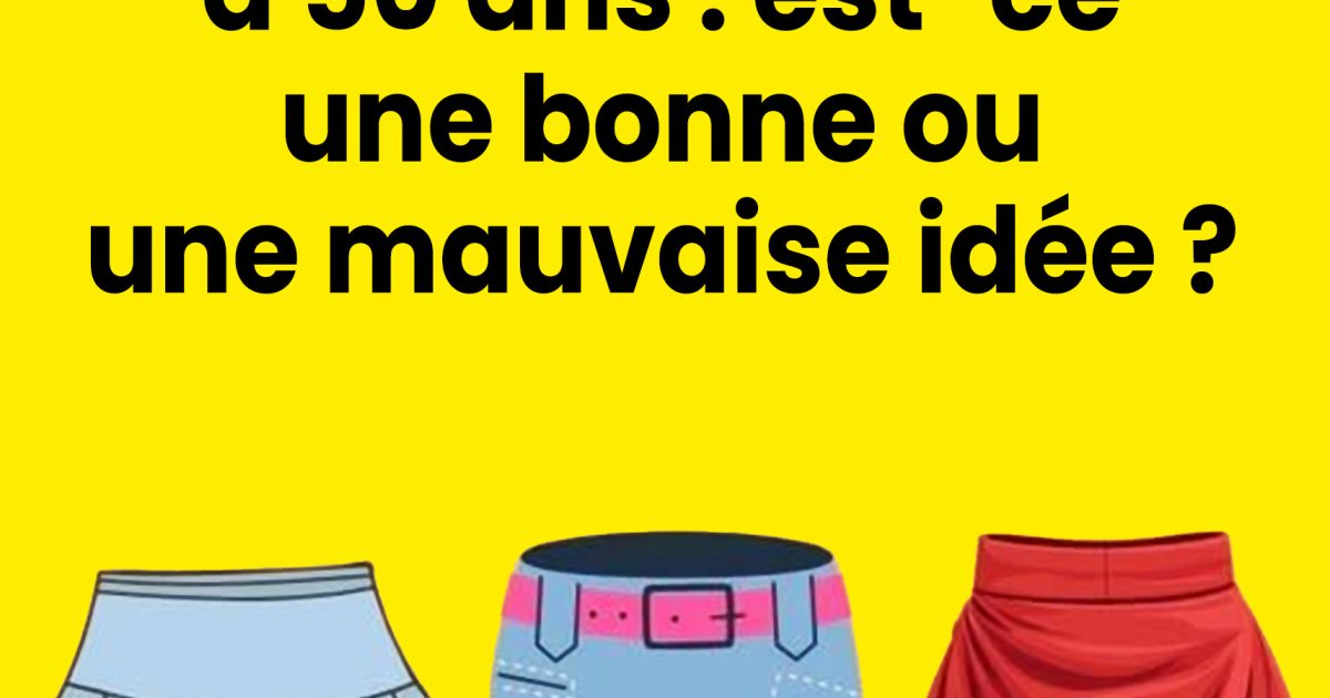 Porter une mini-jupe à 50 ans : audace assumée ou faux pas ?