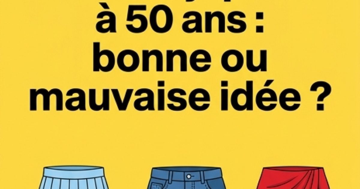 Porter une minijupe à 50 ans : bonne ou mauvaise idée ?
