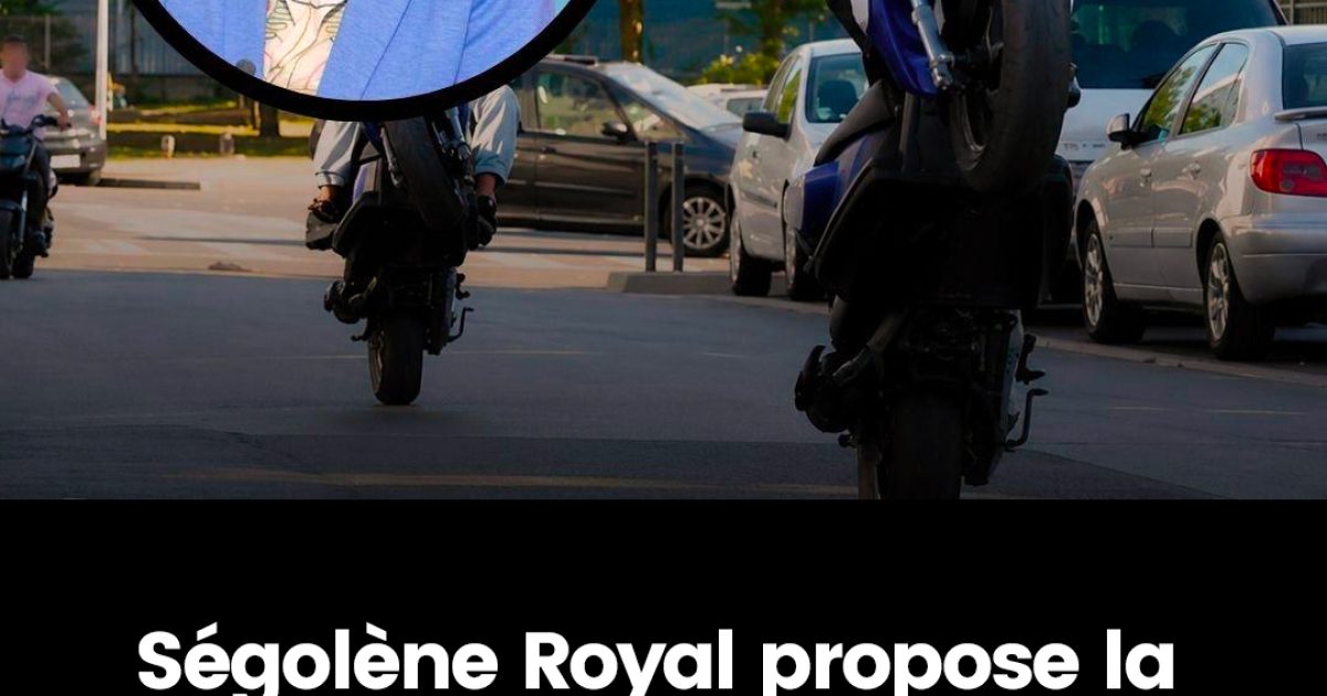 Pour Ségolène Royal, les jeunes impliqués dans les rodéos urbains ont une véritable passion, et elle propose la création d’une « école de cascadeurs » pour leur offrir un encadrement adapté