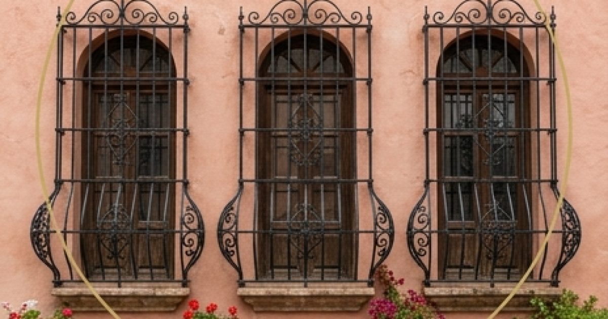 Pourquoi certaines barres de fenêtre sont-elles incurvées en bas ?