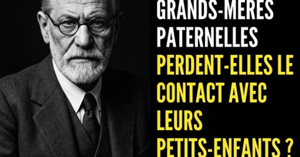 Pourquoi certaines grands-mères paternelles finissent-elles par prendre leurs distances avec leurs petits-enfants ?
