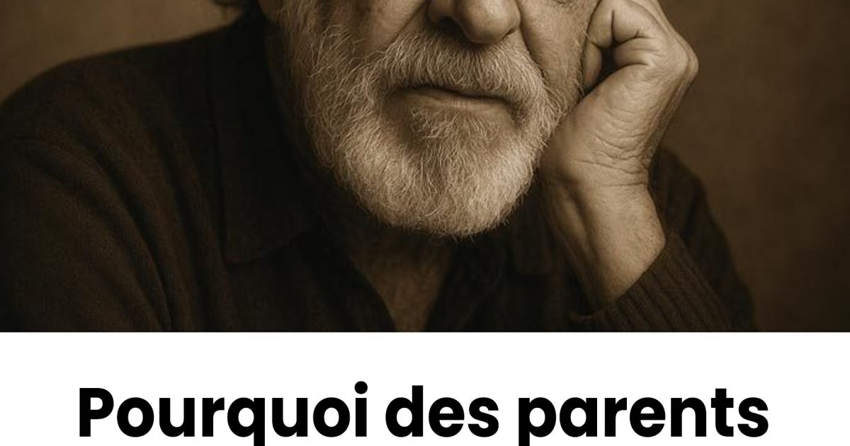Pourquoi des parents aimants se retrouvent parfois seuls dans leurs vieux jours ?