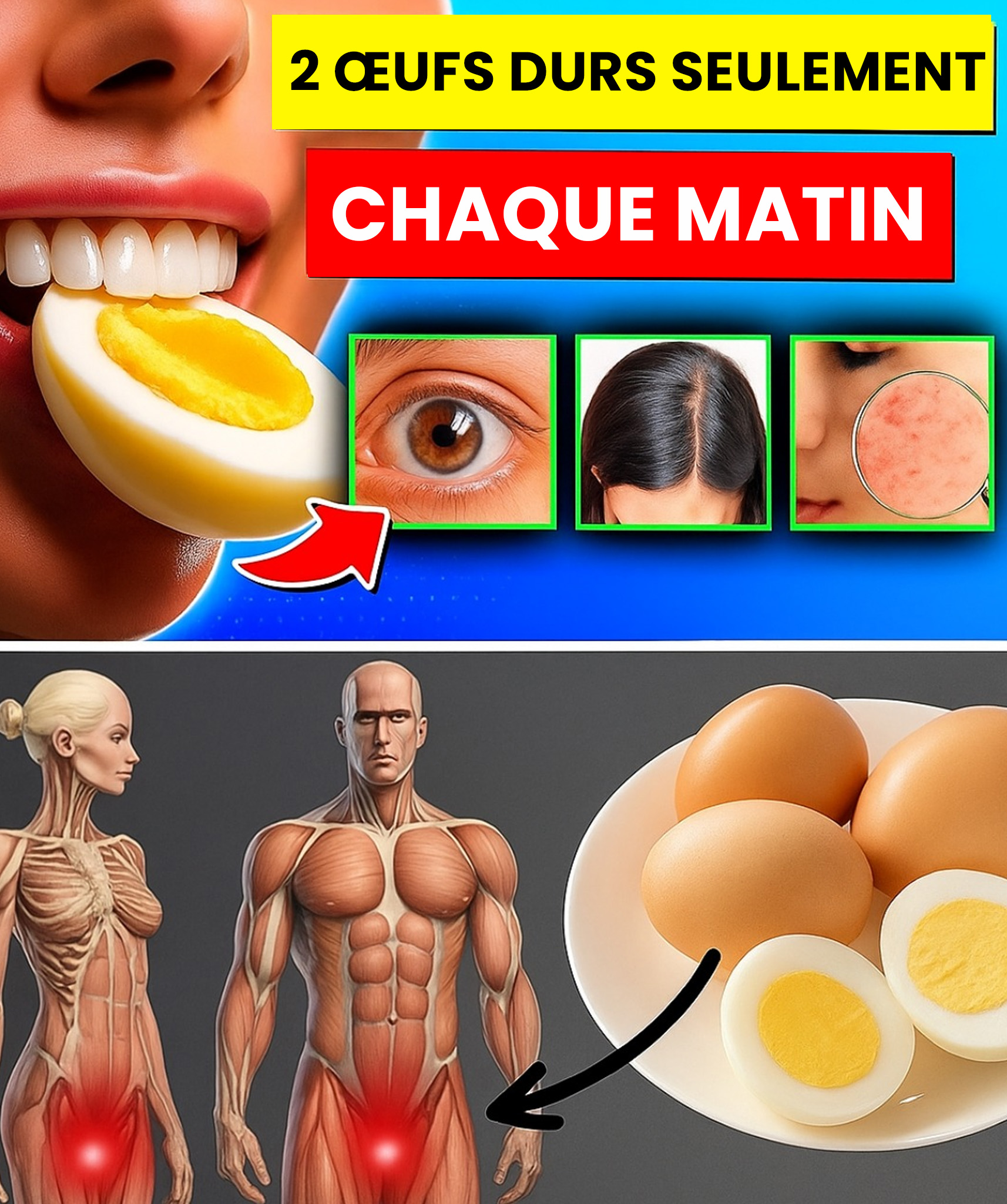 Pourquoi est-il bon de manger deux oeufs le matin ?