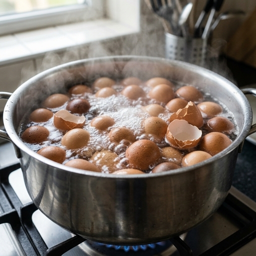 Pourquoi faut-il faire bouillir des coquilles d’oeufs ?