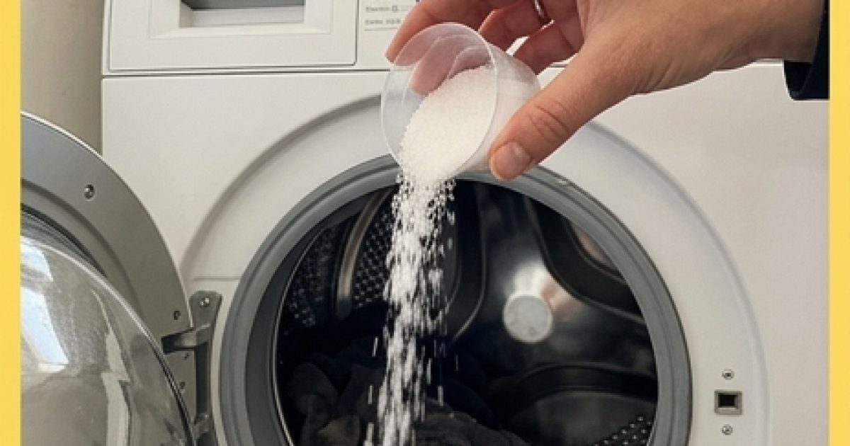Pourquoi faut-il mettre du sel dans la machine à laver et à quoi cela sert-il ?