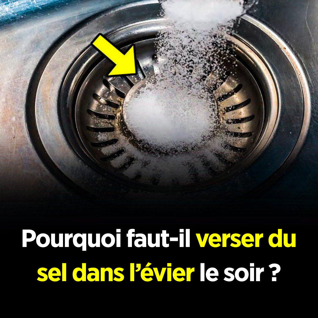 Pourquoi faut-il verser du sel dans l’évier le soir ?