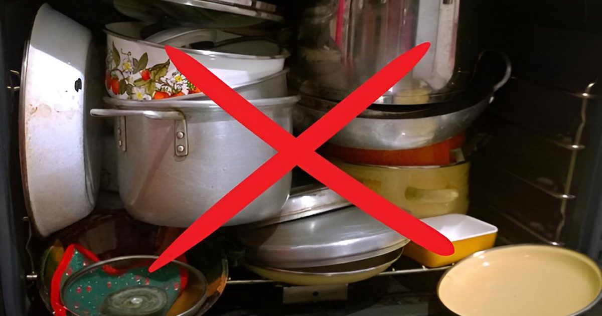 Pourquoi il ne faut pas ranger les casseroles et les poêles dans le four ?