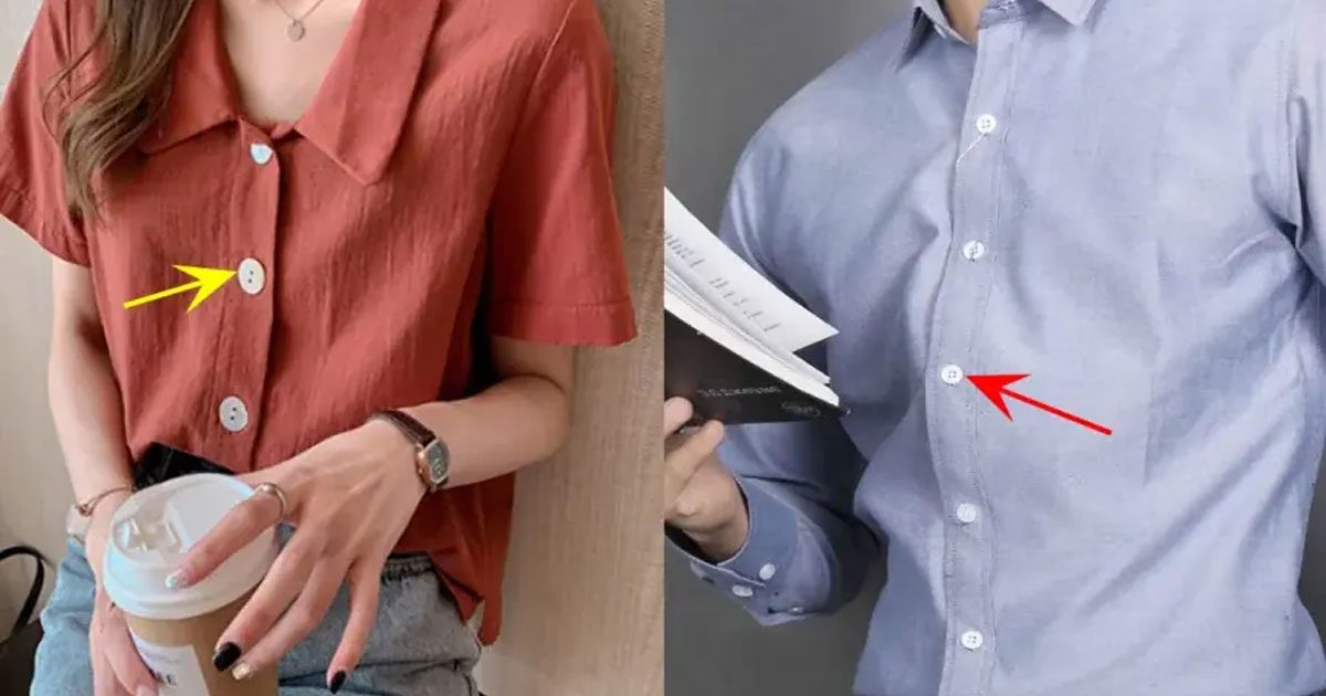 Pourquoi les boutons des chemises pour hommes et pour femmes sont-ils toujours placés de part et d’autre ?