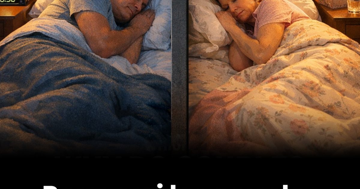 Pourquoi les couples dorment-ils séparément après 50 ans ? (La véritable raison pourrait vous surprendre)
