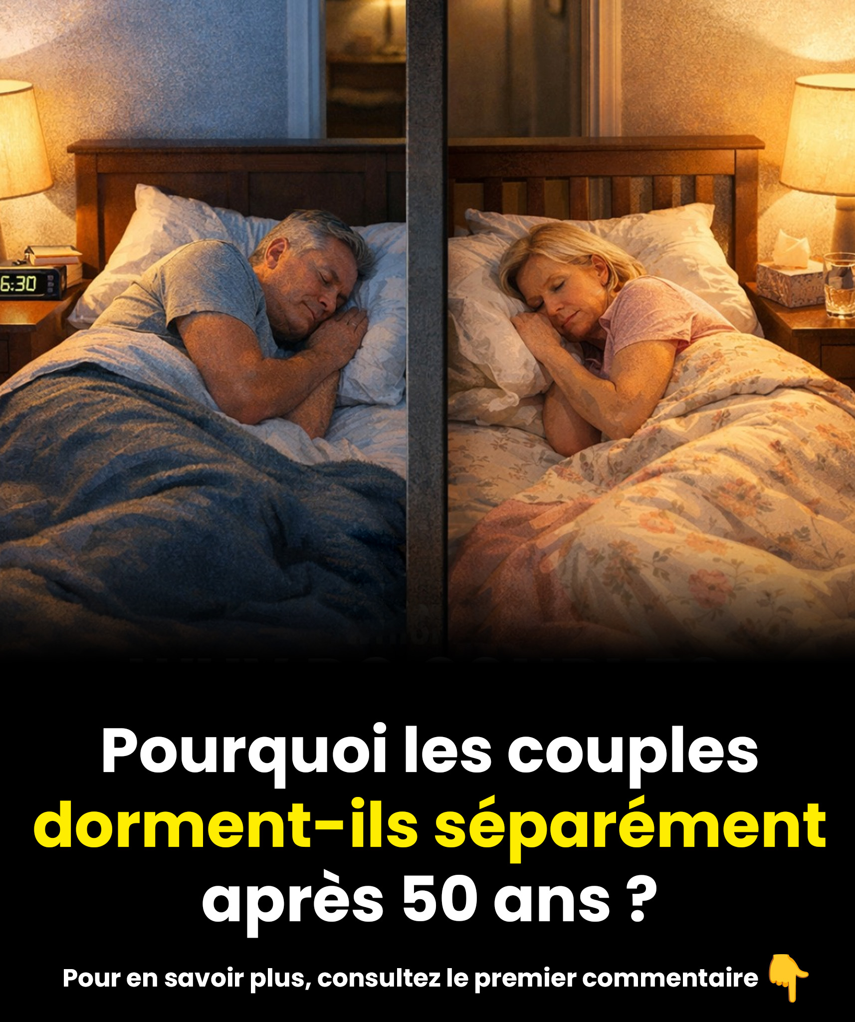 Pourquoi les couples dorment-ils séparément après 50 ans ? (La véritable raison pourrait vous surprendre)