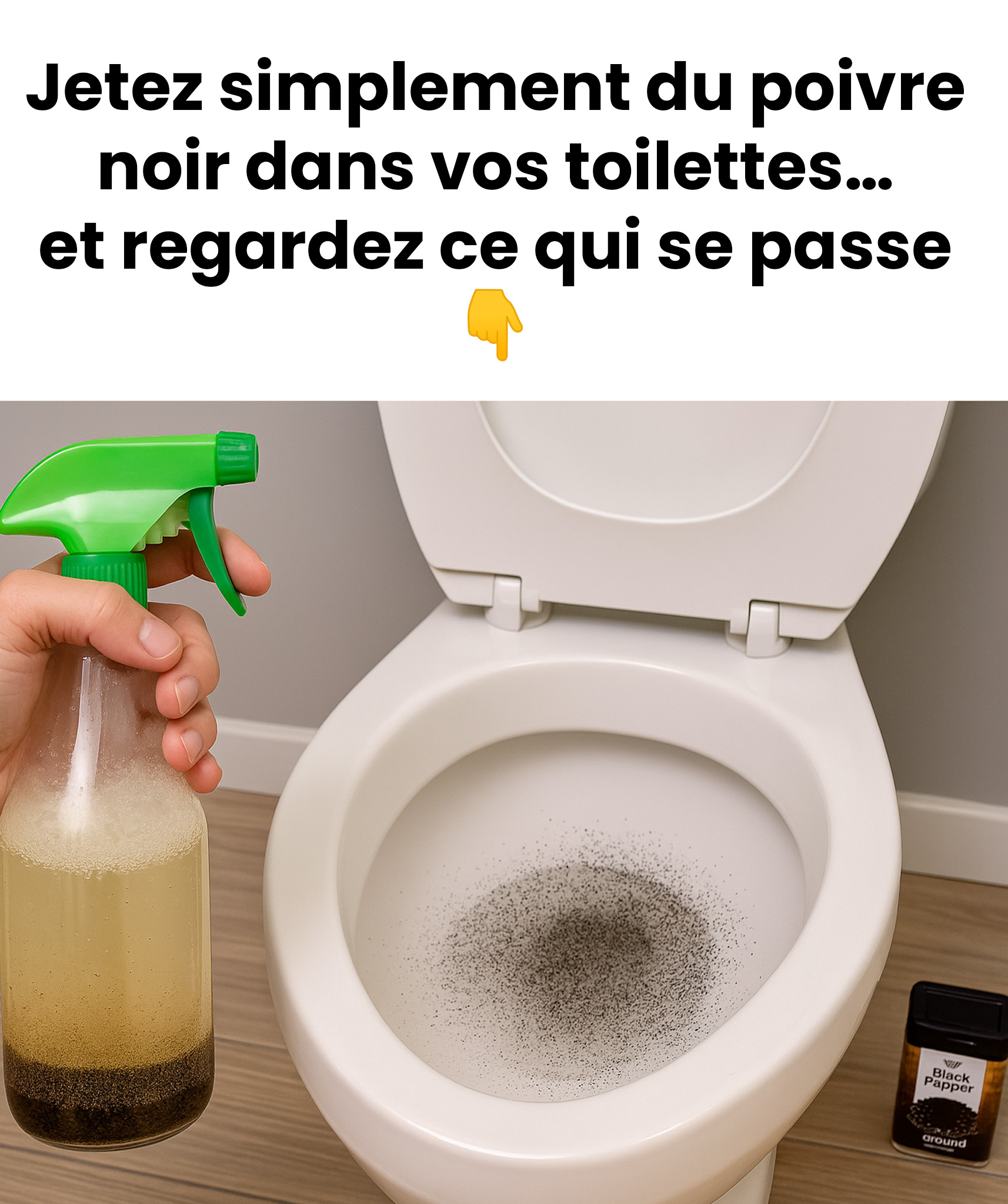 Pourquoi mettre du poivre noir dans vos toilettes ?