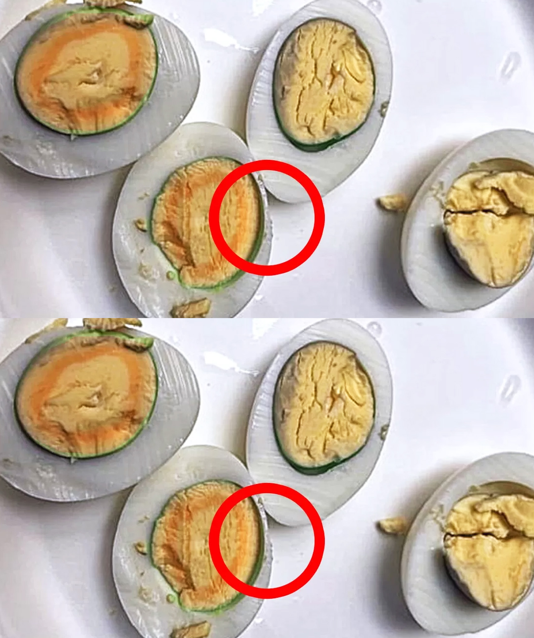 Pourquoi observe-t-on un anneau verdâtre autour du jaune des œufs durs ?