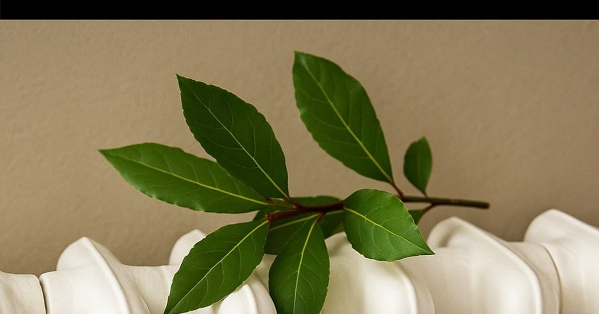 Pourquoi tant de personnes déposent des feuilles de laurier sur leurs radiateurs — la raison va vous surprendre