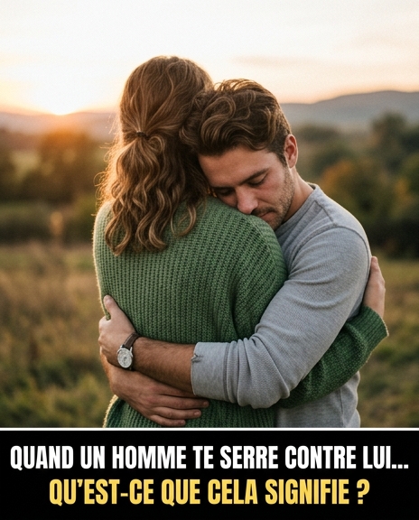 Pourquoi un homme vous serre-t-il si fort dans ses bras ? Qu'est-ce que cela signifie… ?
