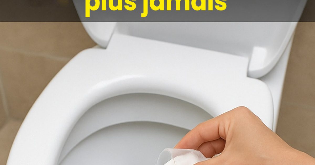 Que faut-il déposer chaque soir dans la cuvette pour empêcher qu’elle ne s’assombrisse avec le temps ?