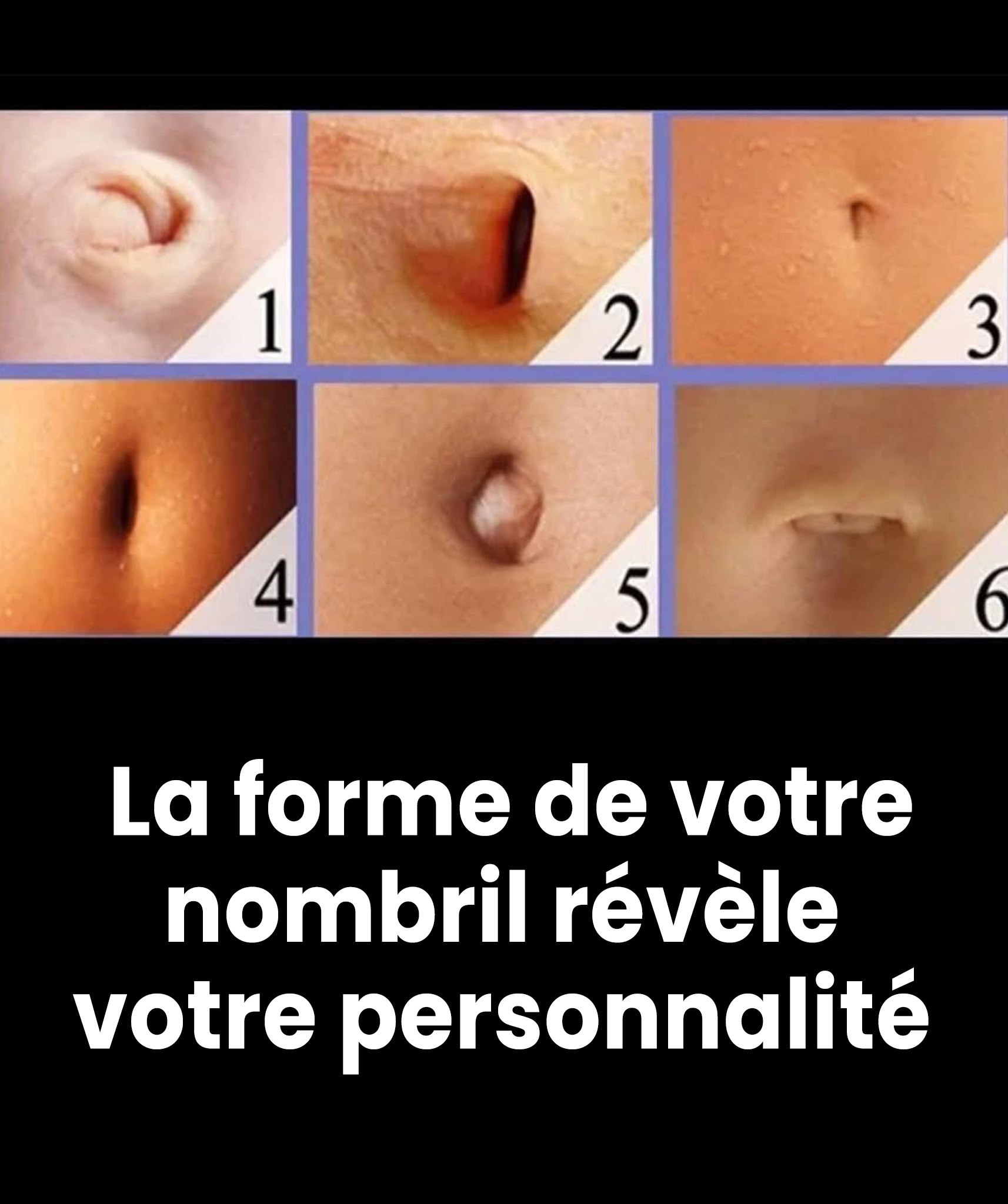 Que peut révéler la forme de votre nombril sur votre personnalité ?