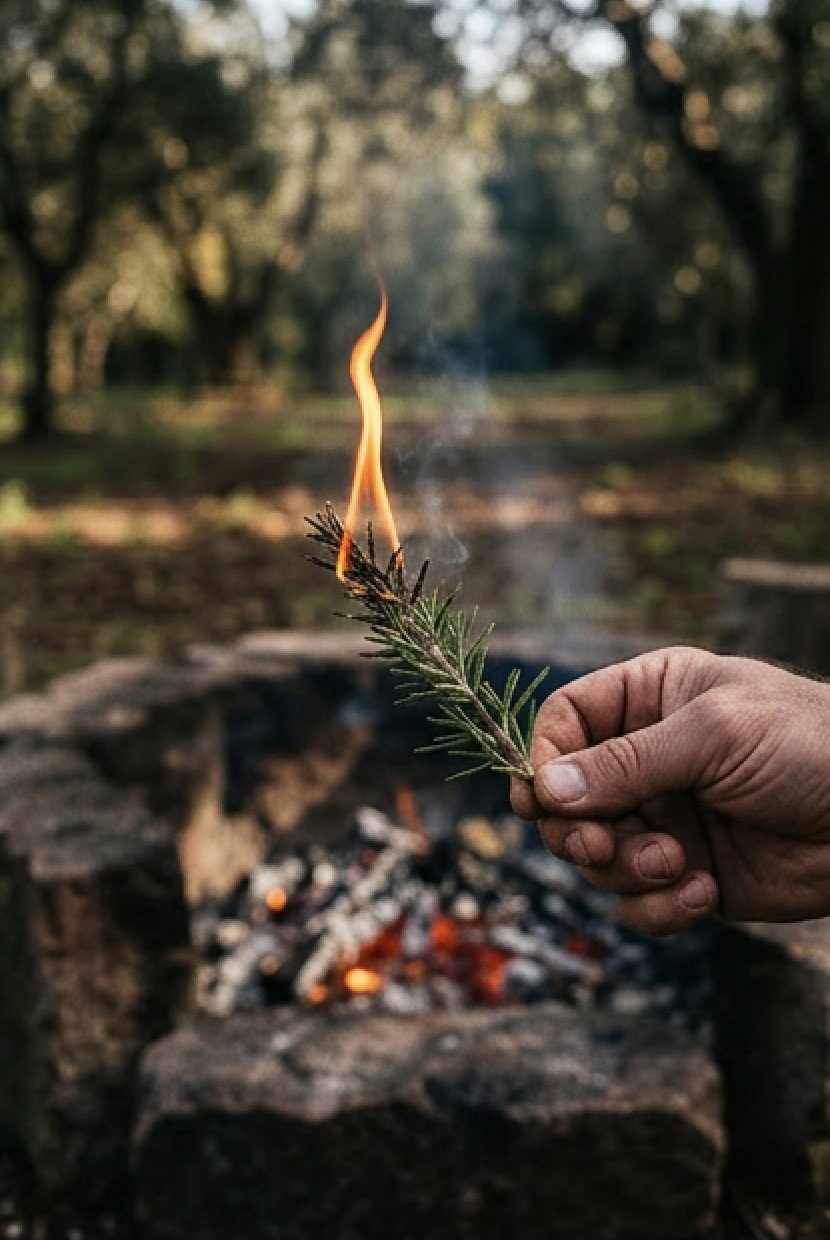 Que se passe-t-il si vous brûlez un brin de romarin chez vous ?