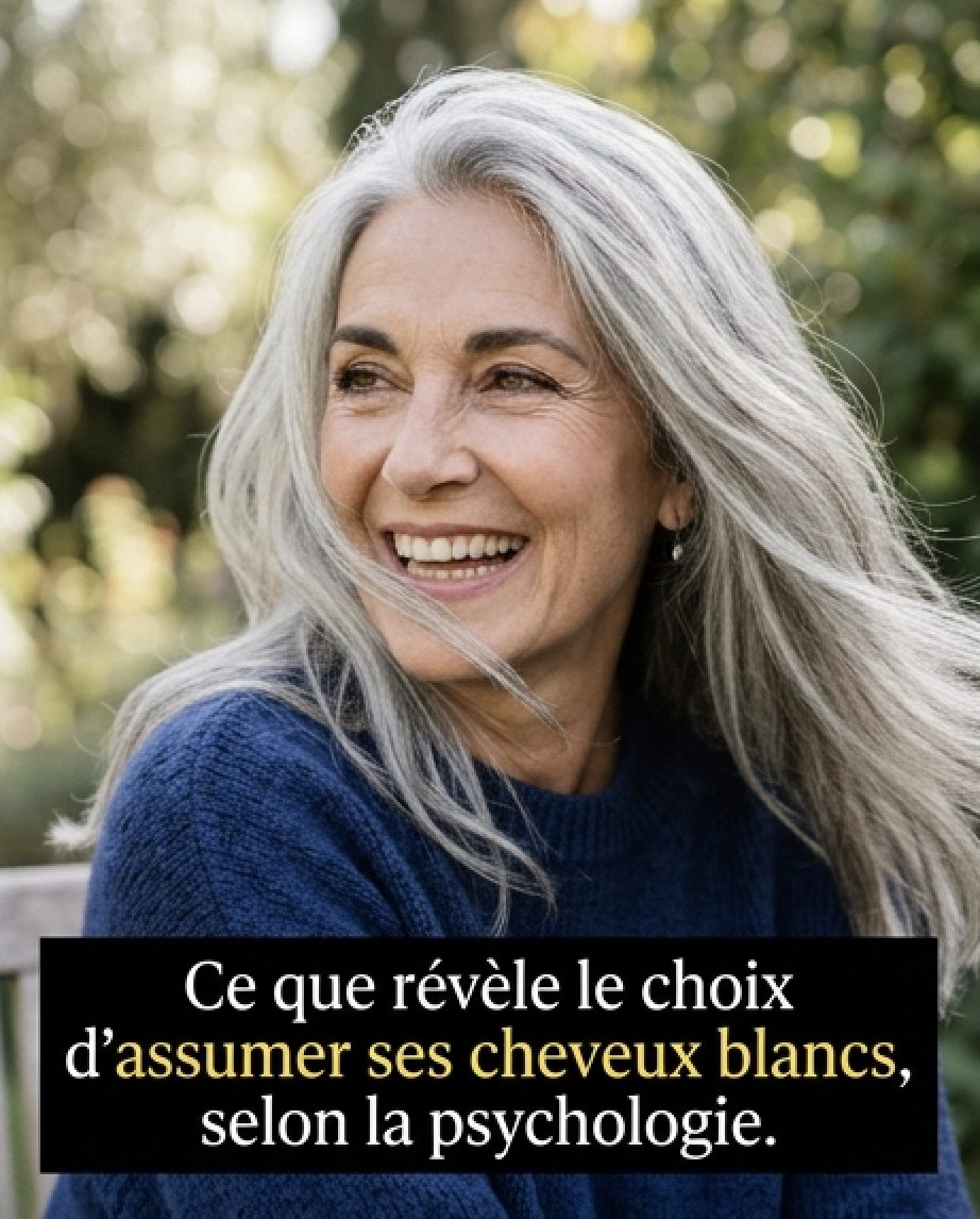 Que signifie, d’un point de vue psychologique, laisser ses cheveux grisonner sans les teindre ?