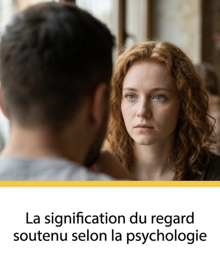 Que signifie, d’un point de vue psychologique, le fait que quelqu’un vous fixe intensément dans les yeux ?