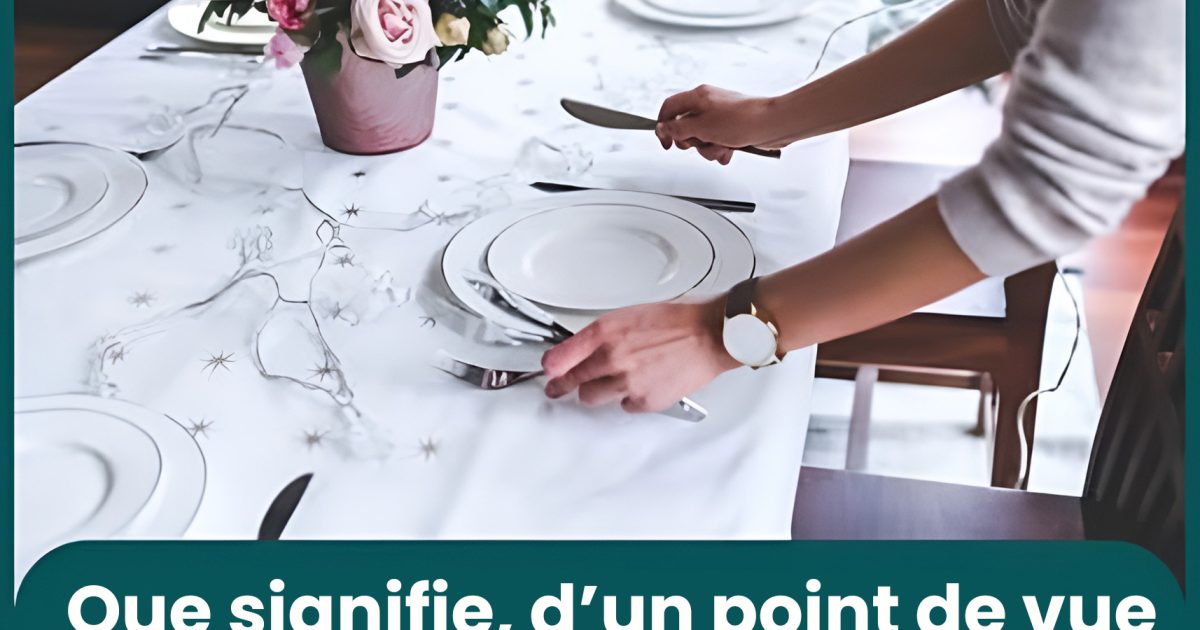 Que signifie, d’un point de vue psychologique, le fait qu’une personne veuille débarrasser la table dès qu’elle a fini de manger ?