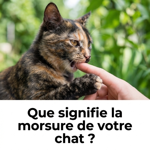 Que signifie le fait qu’un chat vous morde la main ?