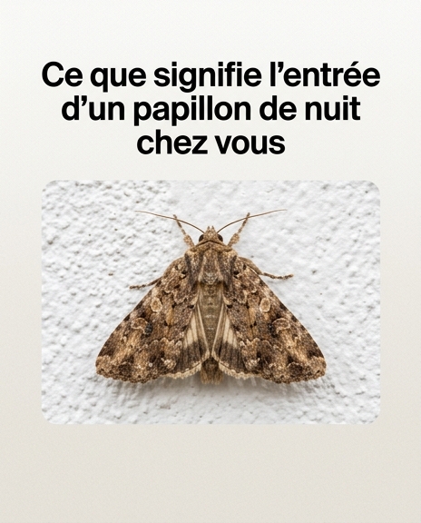 Que signifie le fait qu’un papillon de nuit entre chez vous ?