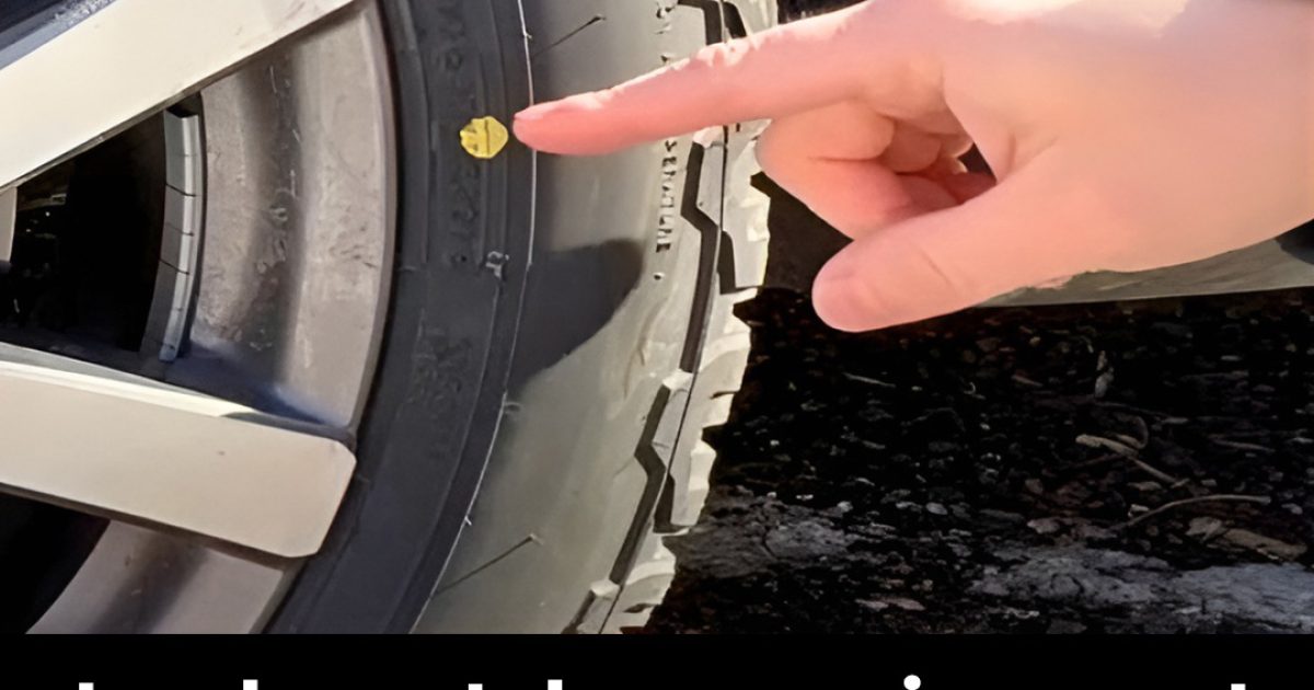 Que signifie le point jaune sur les pneus ?
