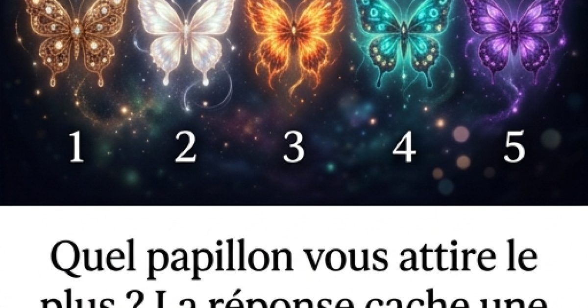 Quel papillon vous attire le plus ? La réponse recèle une vérité surprenante à votre sujet