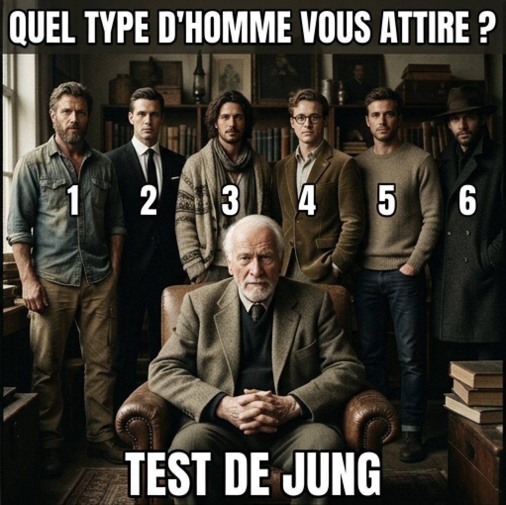 Quel type d’homme vous attire ? Un test psychologique inspiré de Carl Jung pour réfléchir à vos relations