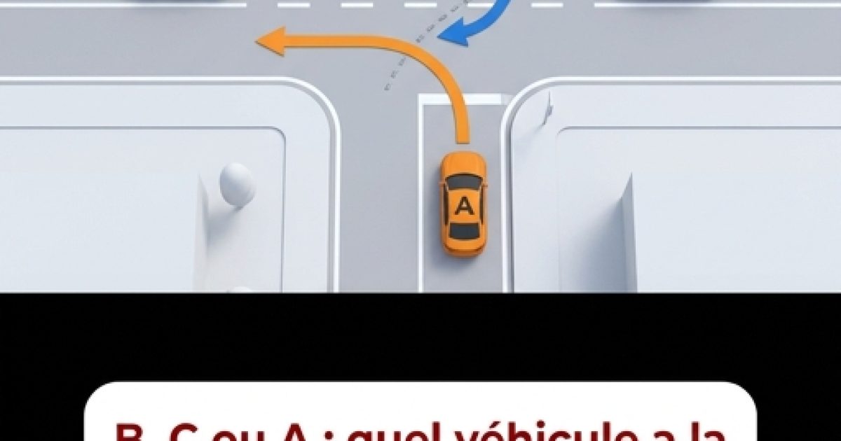 Qui a la priorité à une intersection sans panneau ? Comprenez la règle qui permet d’éviter les amendes et les accidents