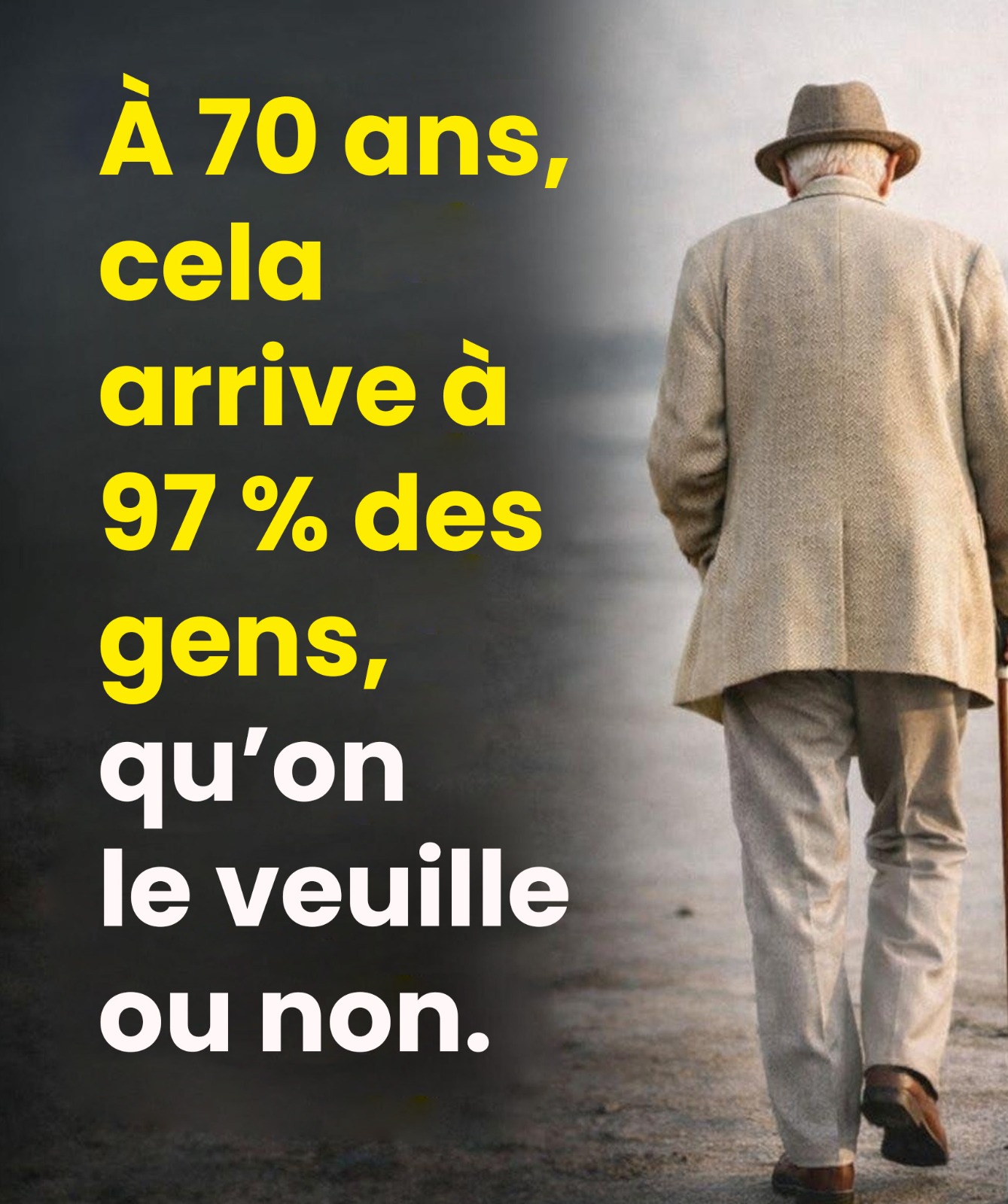 Qu’on le veuille ou non, presque tout le monde en fait l’expérience après 70 ans