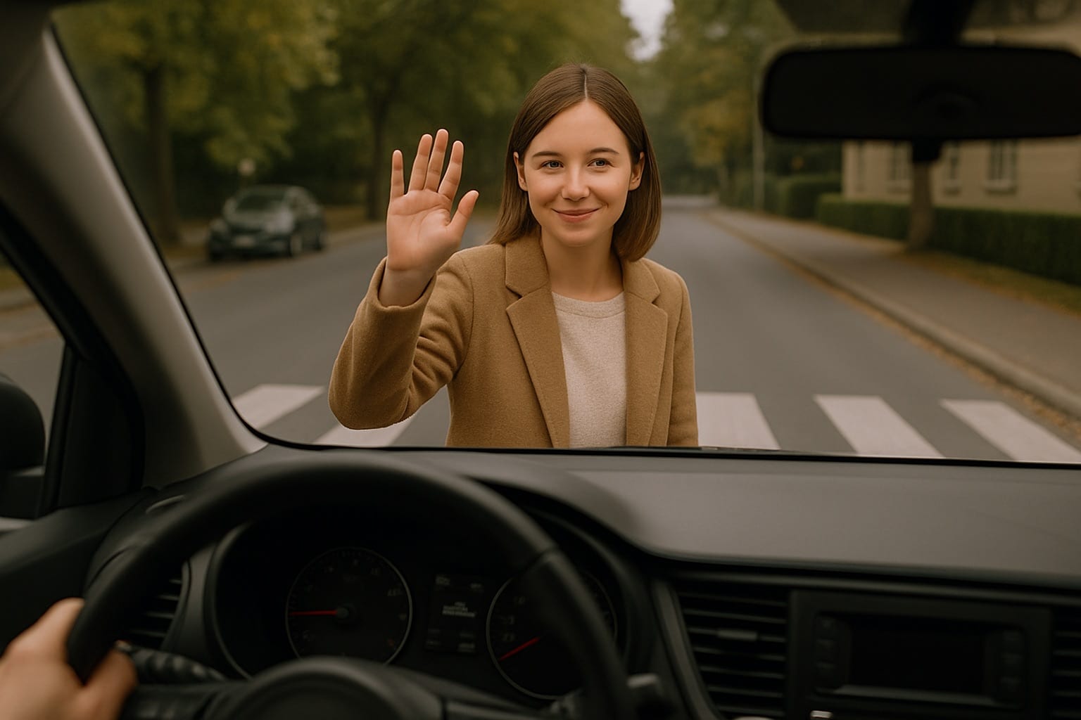 Les personnes qui remercient les voitures d’un signe de la main : un geste révélateur de votre personnalité, selon la psychologie
