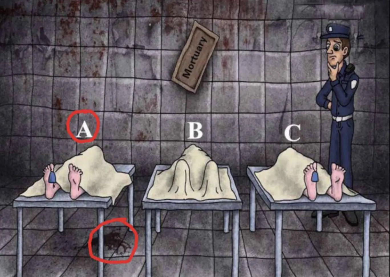 contioutra.com - Enigma visual te desafia a descobrir qual dos tr&ecirc;s est&aacute; vivo