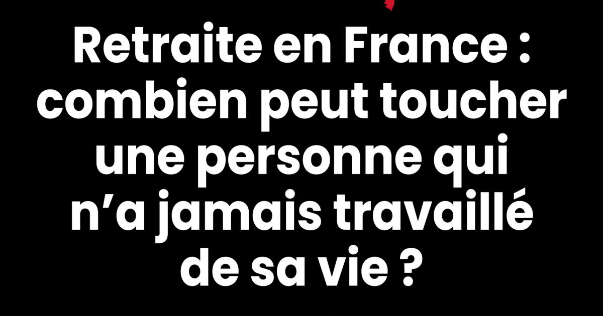 Retraite en France : quelle pension pour une veuve n’ayant jamais travaillé ?
