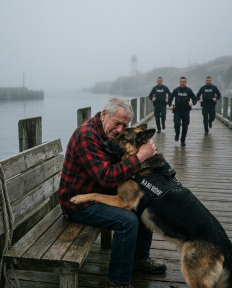 Retrouvailles inattendues : un chien policier refuse d’attaquer, et la raison de ce refus surprend tout le monde