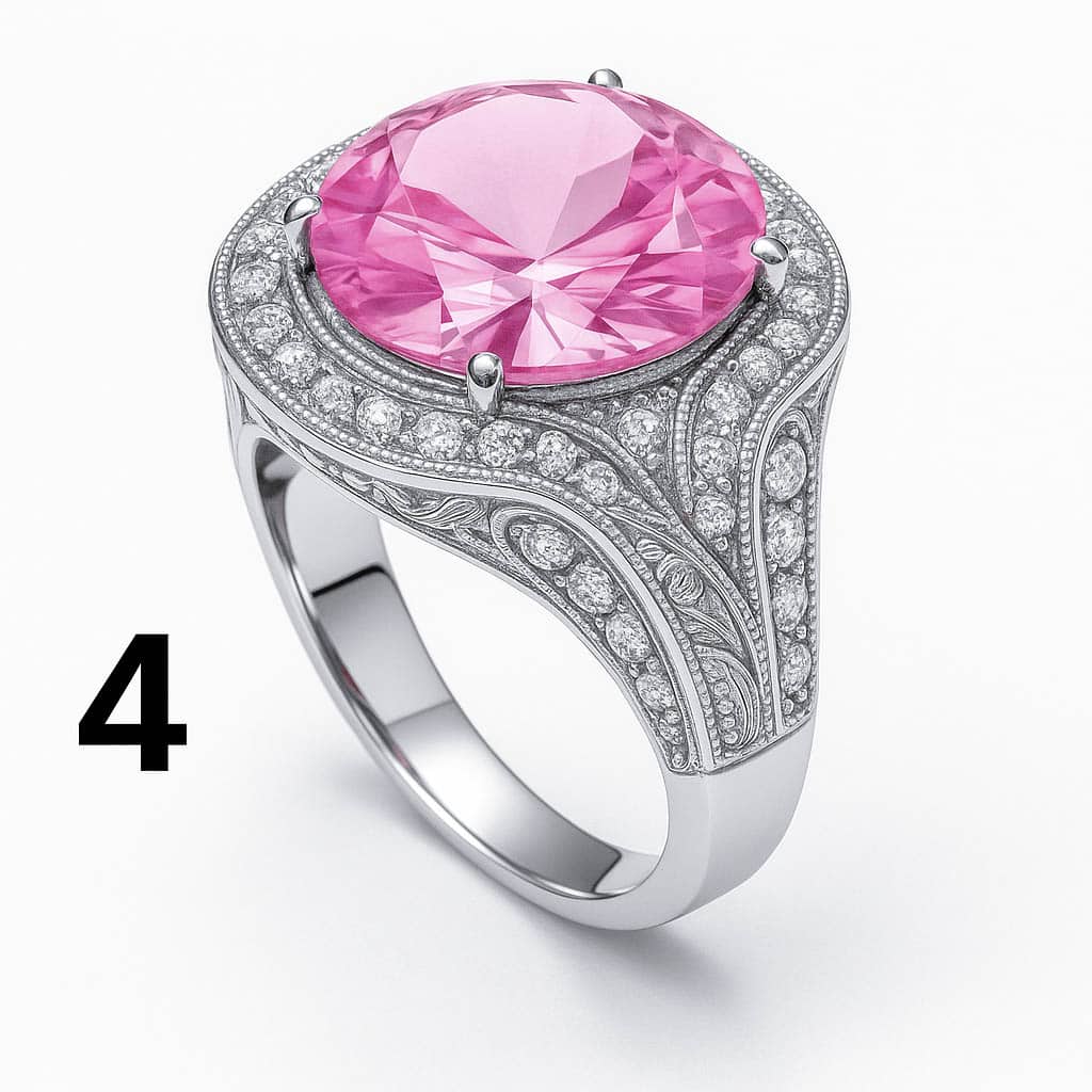 Soft pink ring