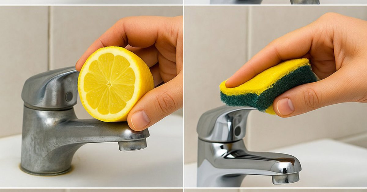 Robinets ternes, le cauchemar de nombreux foyers : comment les nettoyer pour qu’ils brillent à nouveau