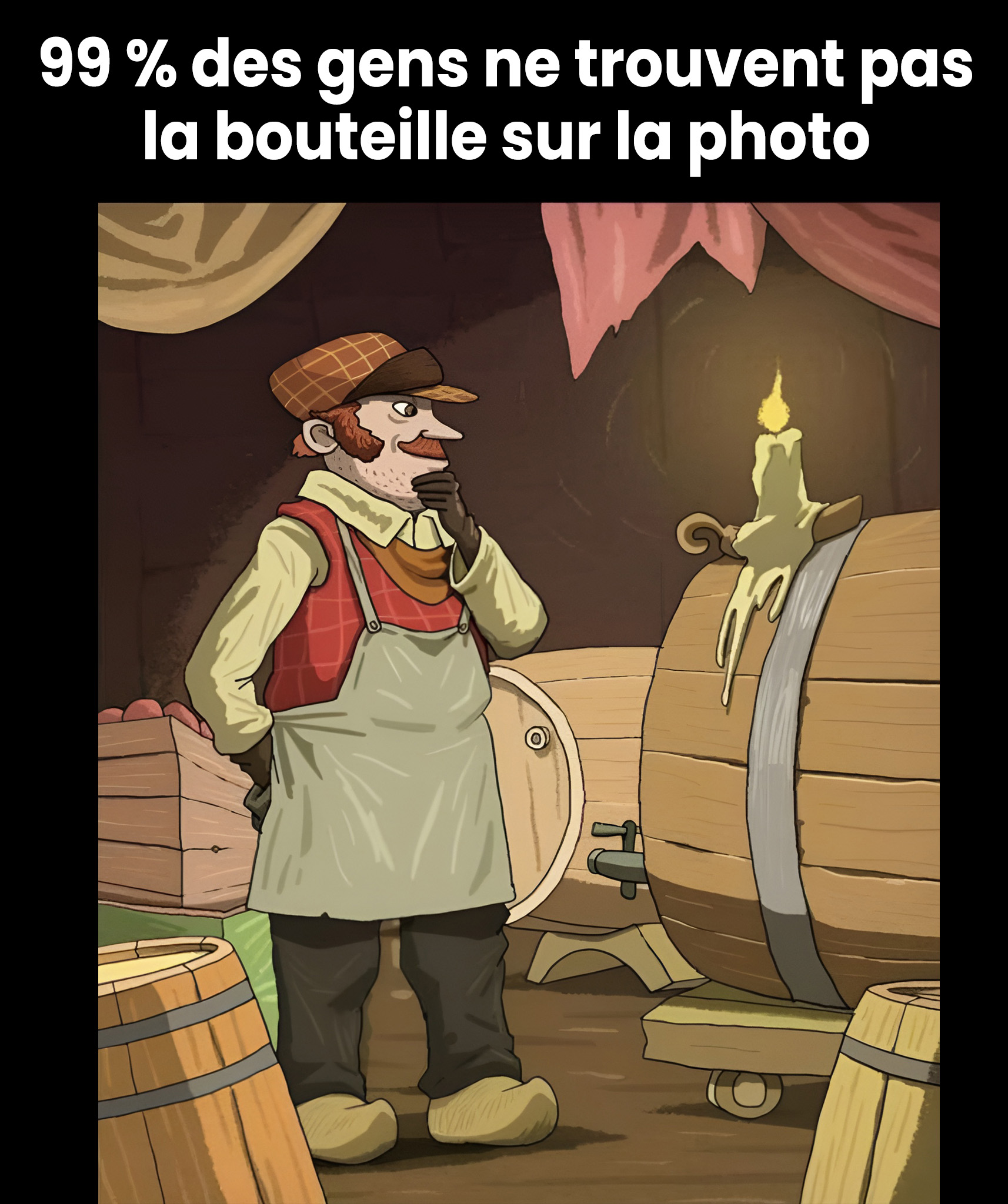 Saurez-vous trouver la bouteille cachée ?