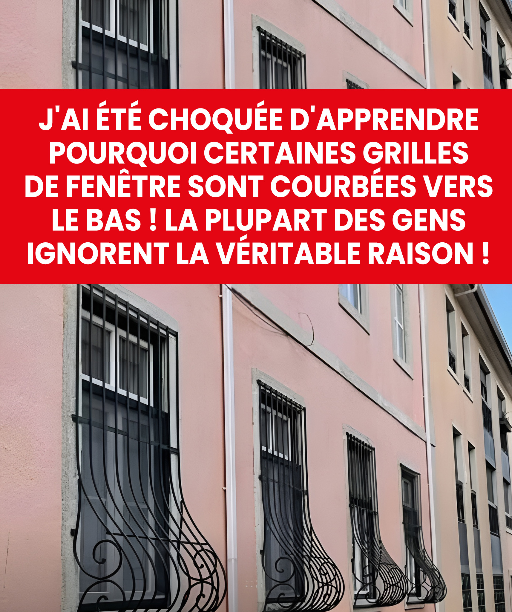 Savez-vous à quoi servent vraiment les barreaux de fenêtre ?