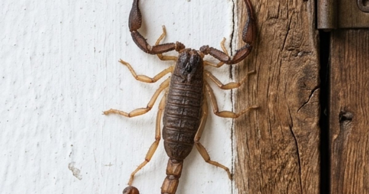 Saviez-vous que les scorpions vous rendent visite lorsque…