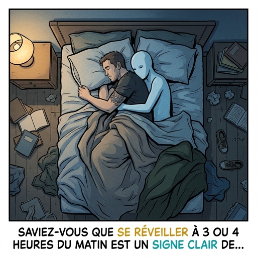 Saviez-vous que se réveiller à 3 ou 4 heures du matin est un signe clair de…