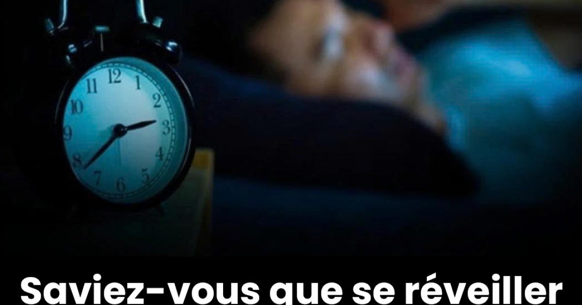Saviez-vous que se réveiller très souvent la nuit est un signe à prendre au sérieux ?